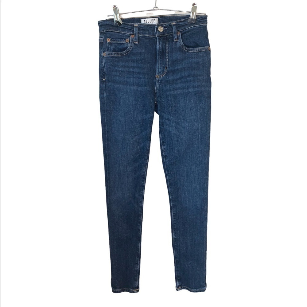 Agolde Dark Wash Cropped Skinny Jeans Size 24